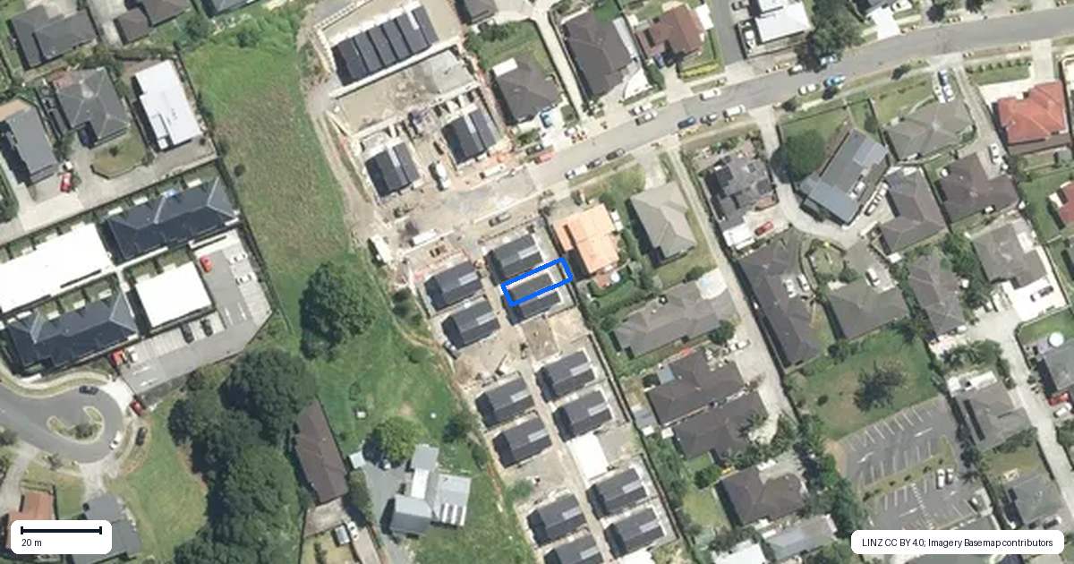 Property context map for 36 Mataara Lane, Manurewa, Auckland