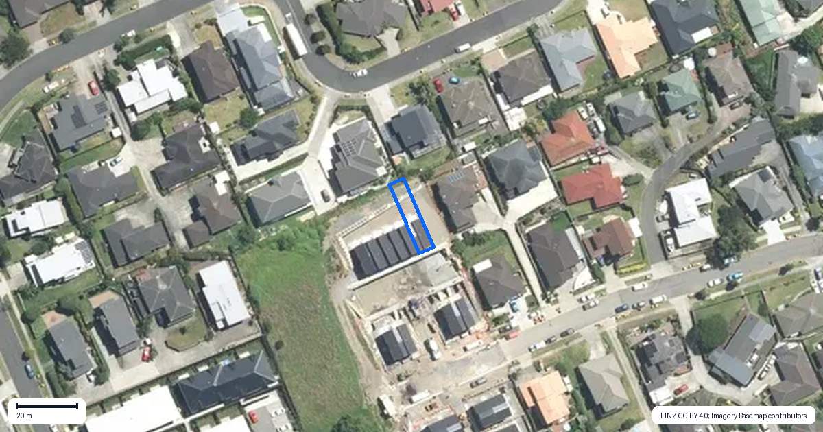Property context map for 1/59 Saralee Drive, Manurewa, Auckland