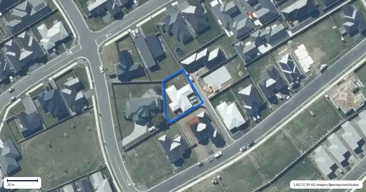 Property context map for 25 Duporth Road, Rolleston
