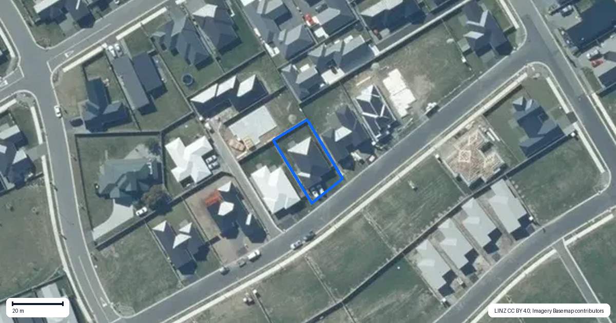 Property context map for 33 Duporth Road, Rolleston