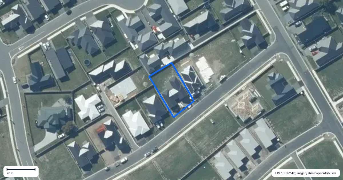 Property context map for 35 Duporth Road, Rolleston