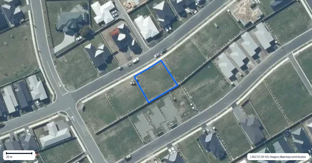 Property context map for 24 Duporth Road, Rolleston