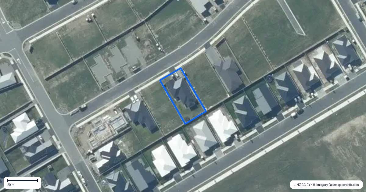 Property context map for 10 Kite Street, Rolleston