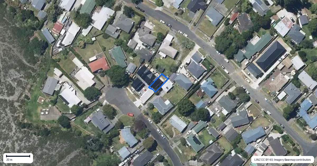 Property context map for 11A Pelorus Place, Pakuranga, Auckland