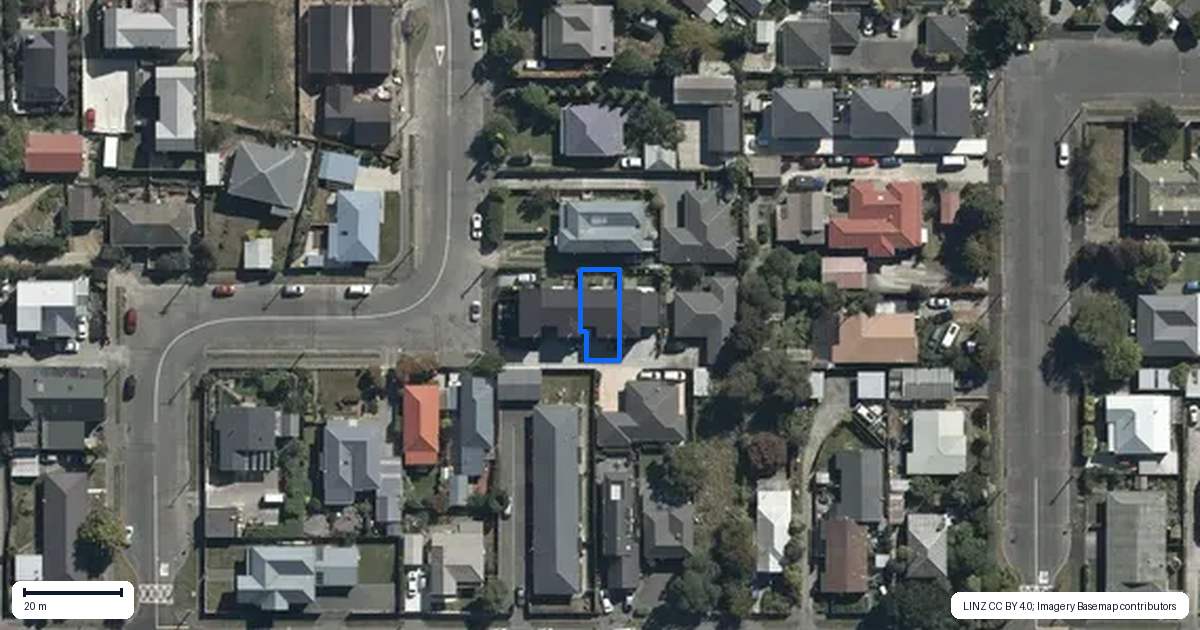 Property context map for 3/128 England Street, Linwood, Christchurch