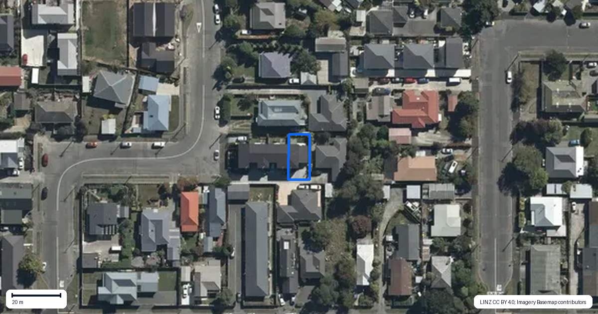 Property context map for 4/128 England Street, Linwood, Christchurch