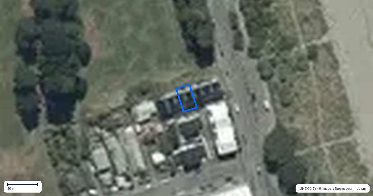 Property context map for 3/142 Marine Parade, New Brighton, Christchurch