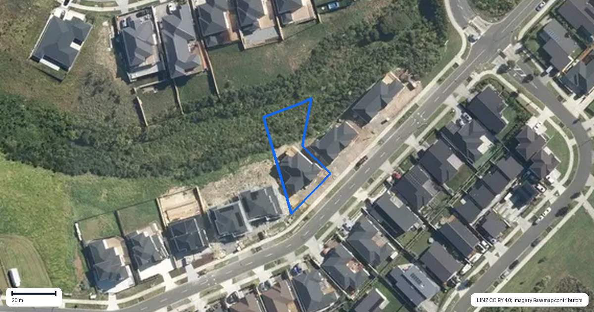 Property context map for 1C Crows Road, Swanson, Auckland