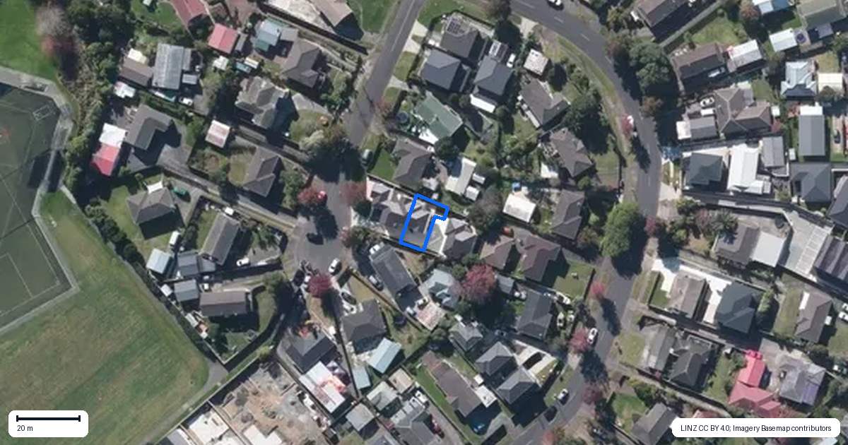 Property context map for 8C Starling Place, Ranui, Auckland