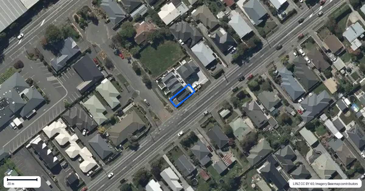Property context map for 4/2 Everard Street, Somerfield, Christchurch