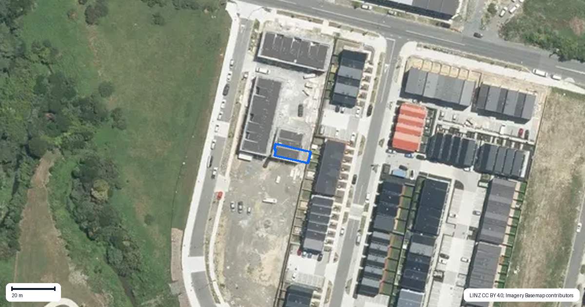 Property context map for 98A Whakatupu Road, Flat Bush, Auckland