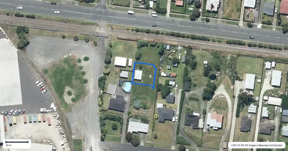 Property context map for 20B Wordsworth Street, Gonville, Whanganui