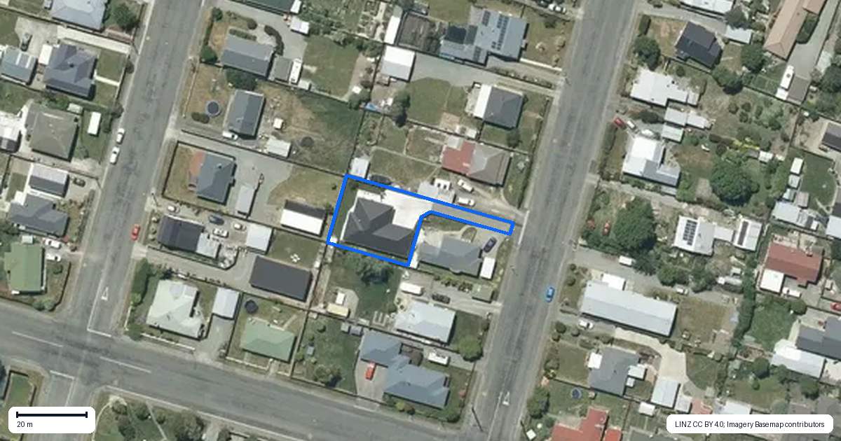 Property context map for 31A Maude Street, Temuka