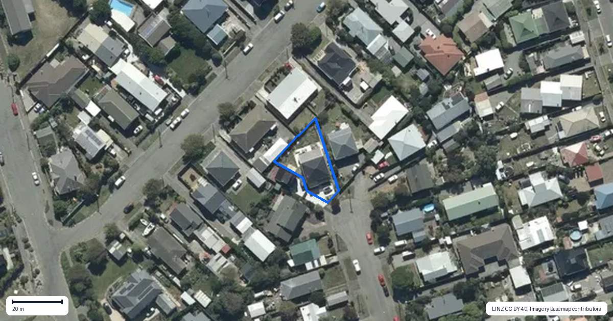 Property context map for 4 Howe Street, New Brighton, Christchurch