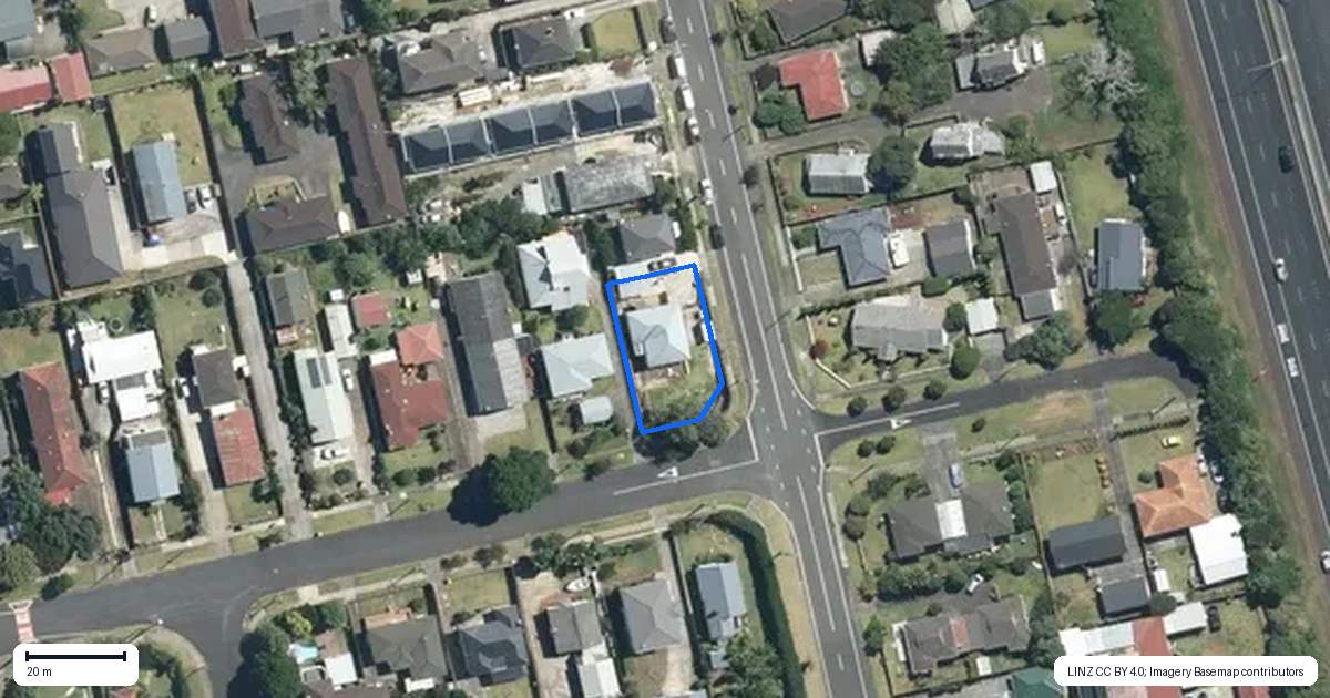 Property context map for 25 Miro Road, Mangere Bridge, Auckland