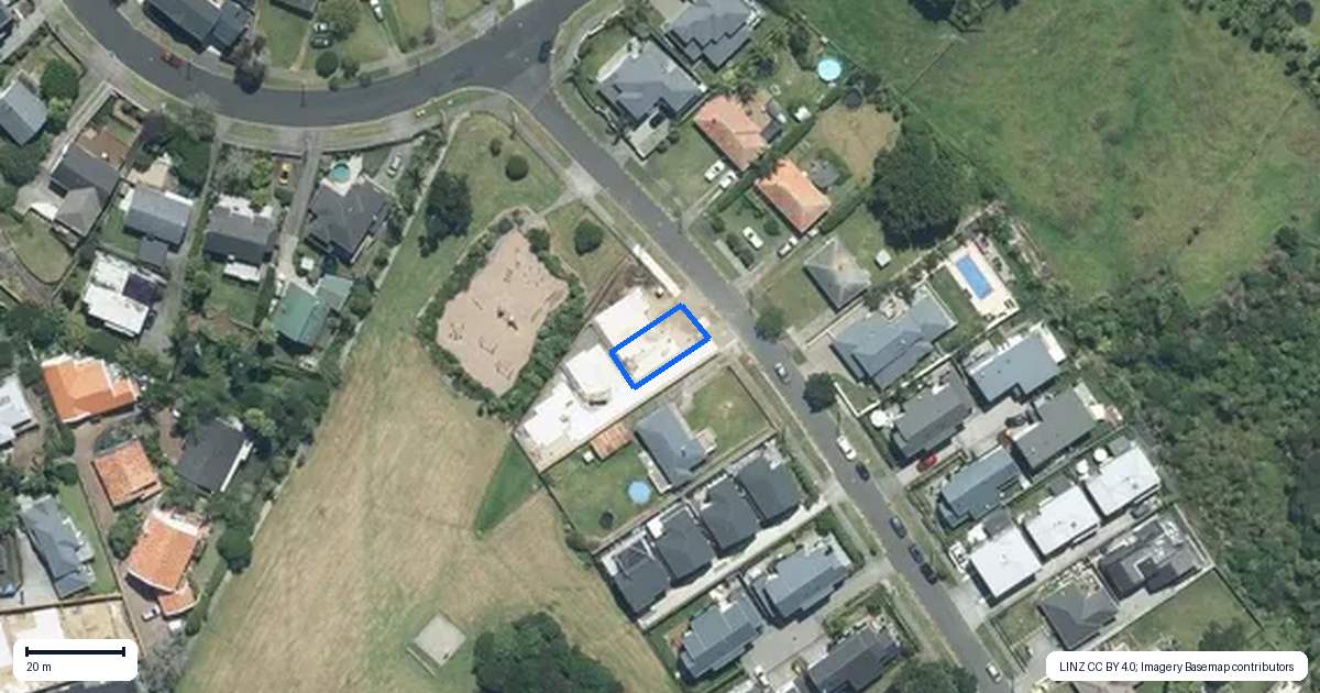 Property context map for 1B Fernwood Place, Wai o Taiki Bay, Auckland