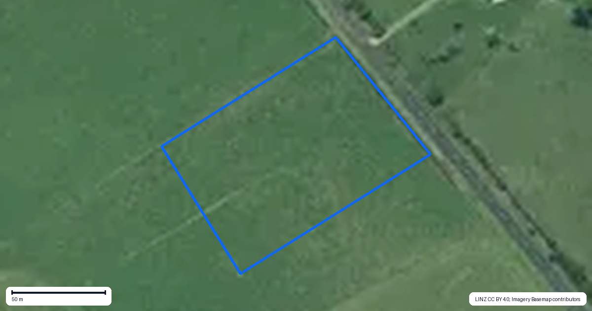 Property context map for 245 Cozen Road, Waerenga, Te Kauwhata