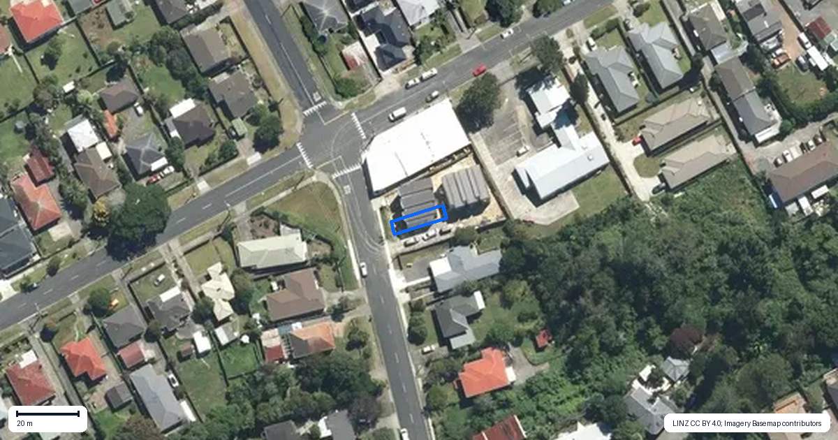 Property context map for 36C Parker Avenue, New Lynn, Auckland