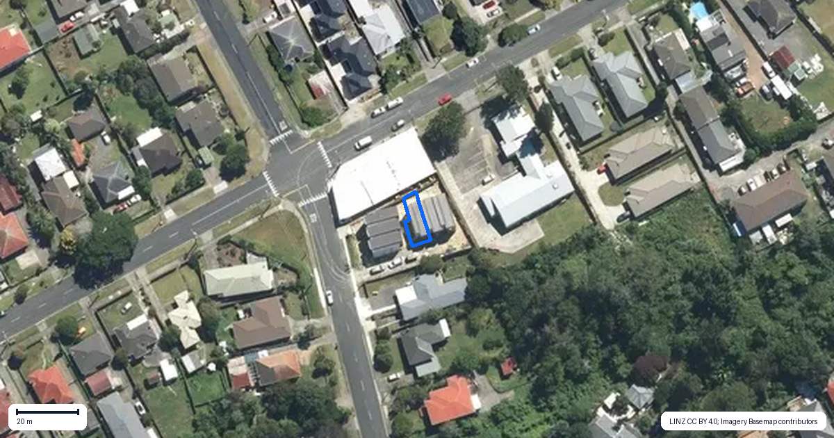 Property context map for 36D Parker Avenue, New Lynn, Auckland