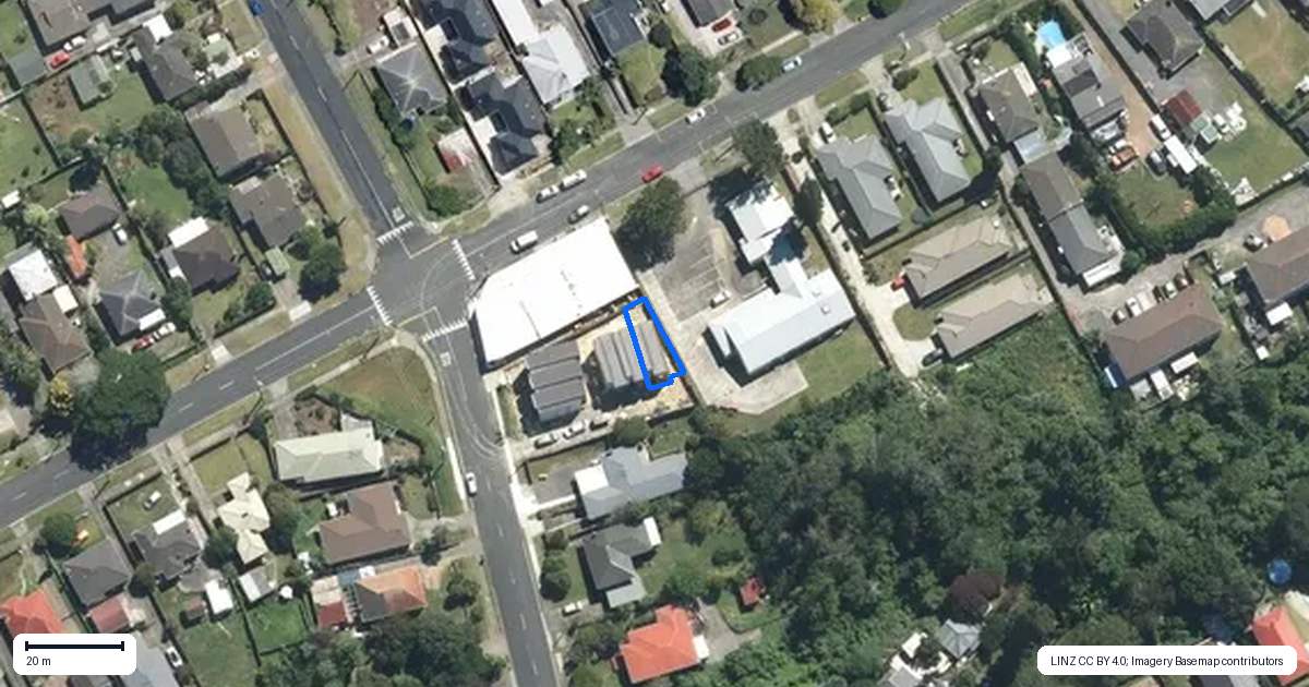 Property context map for 36F Parker Avenue, New Lynn, Auckland