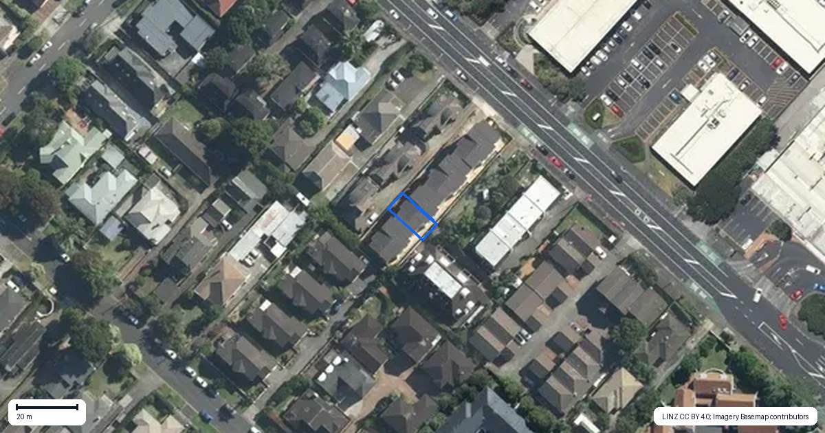 Property context map for 6/181 Great South Road, Greenlane, Auckland