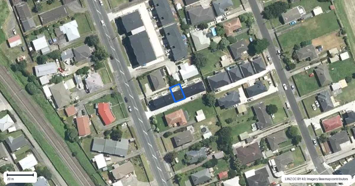 Property context map for 91C Porchester Road, Papakura