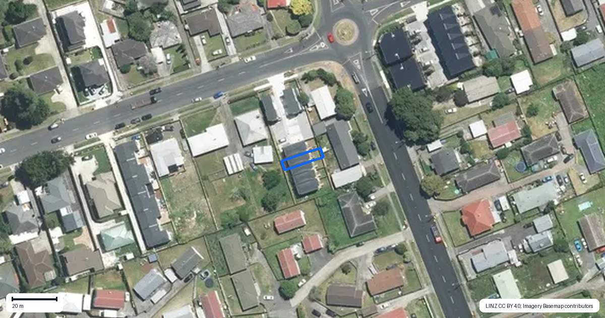 Property context map for 133C Manuroa Road, Takanini, Auckland