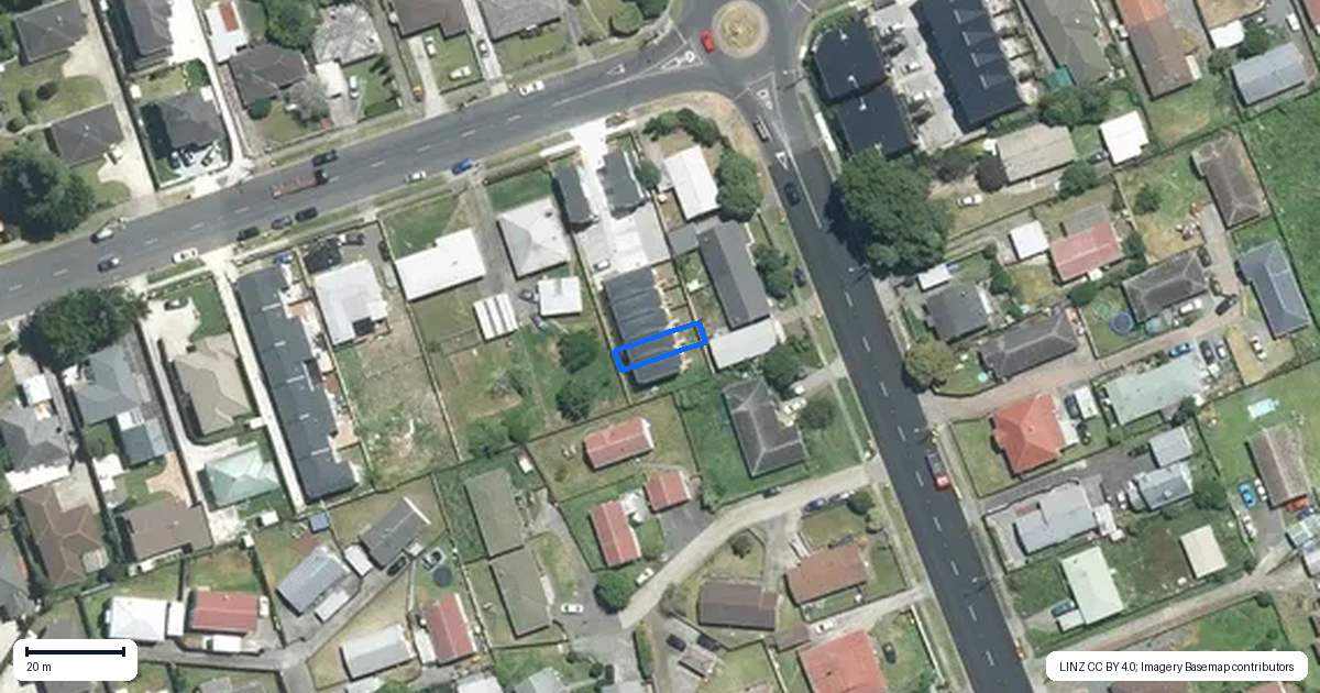 Property context map for 133E Manuroa Road, Takanini, Auckland