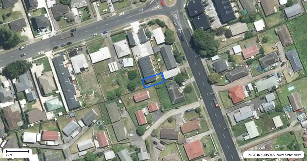 Property context map for 133F Manuroa Road, Takanini, Auckland