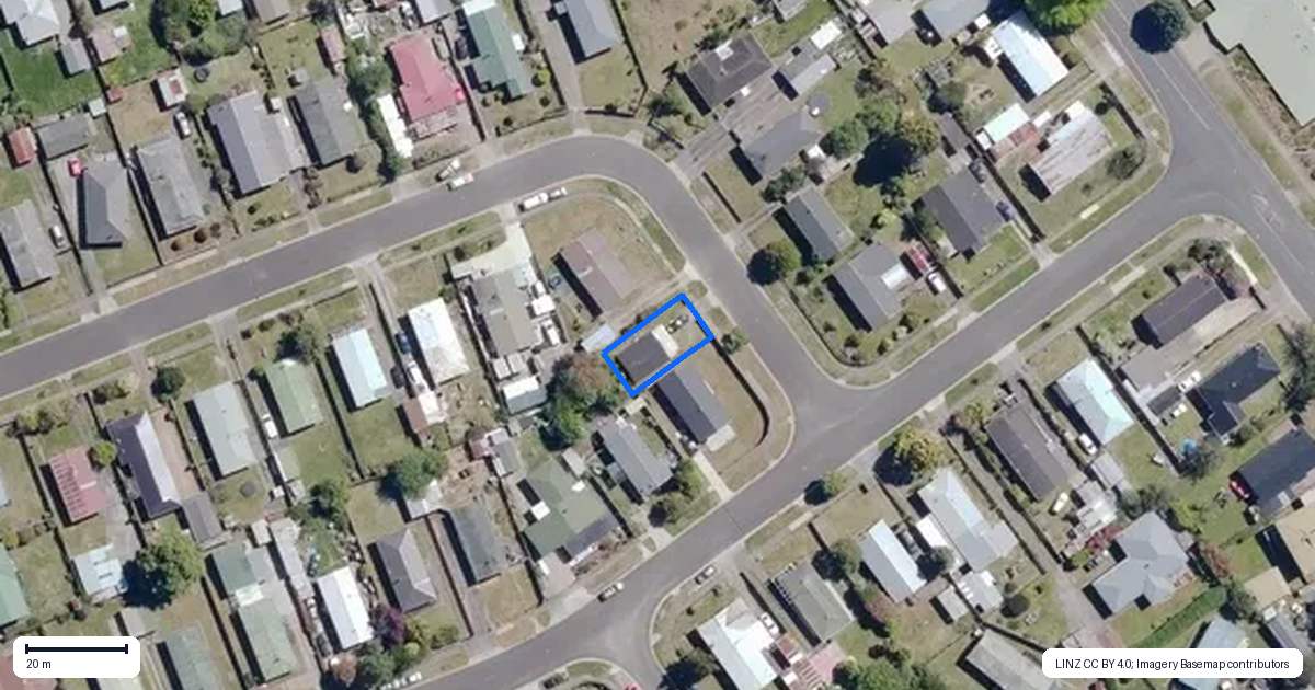 Property context map for 80 Patikura Place, Turangi