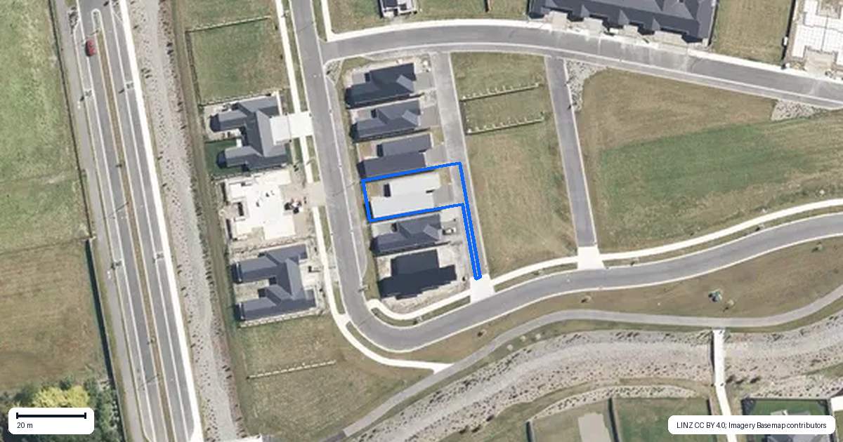 Property context map for 26D Ruataniwha Avenue, Rangiora