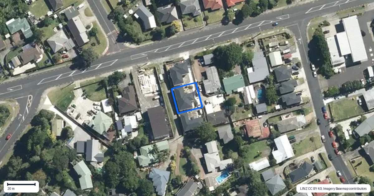 Property context map for 92C Godley Road, Green Bay, Auckland