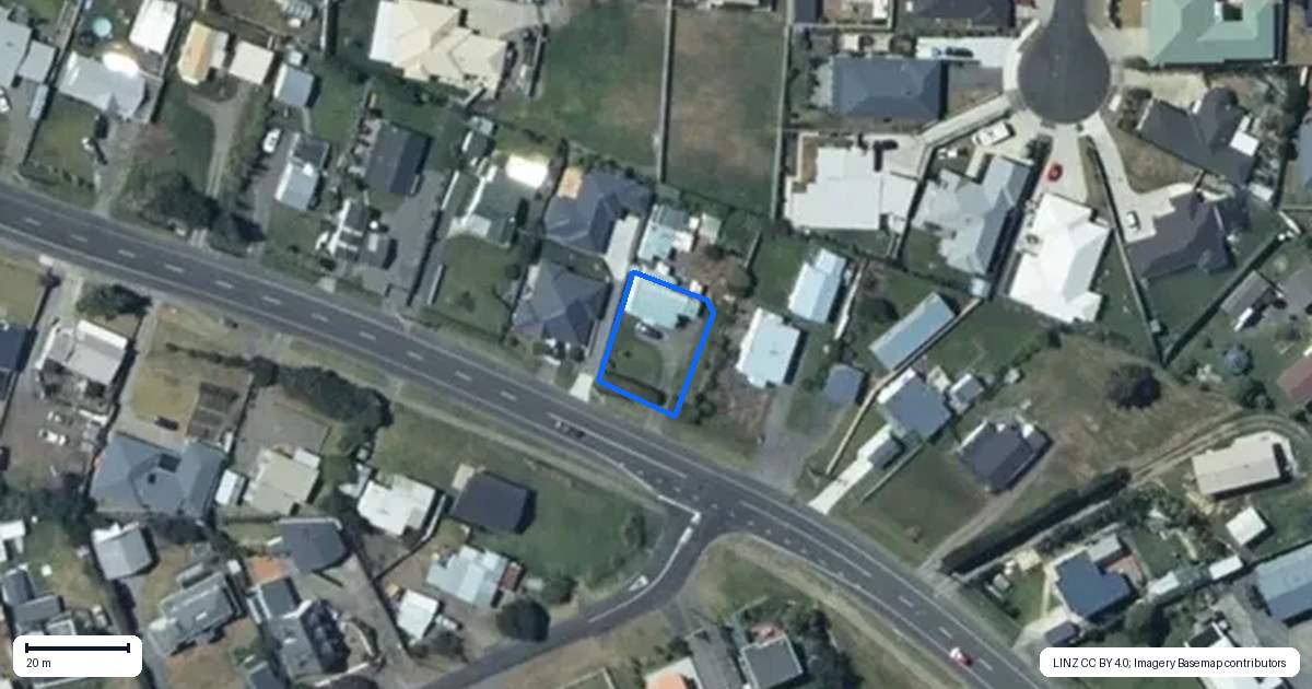 Property context map for 85 Seabury Avenue, Foxton Beach, Foxton