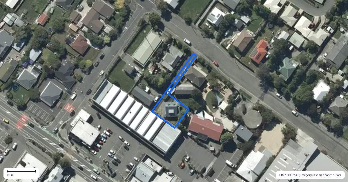 Property context map for 48A Glenroy Street, Woolston, Christchurch