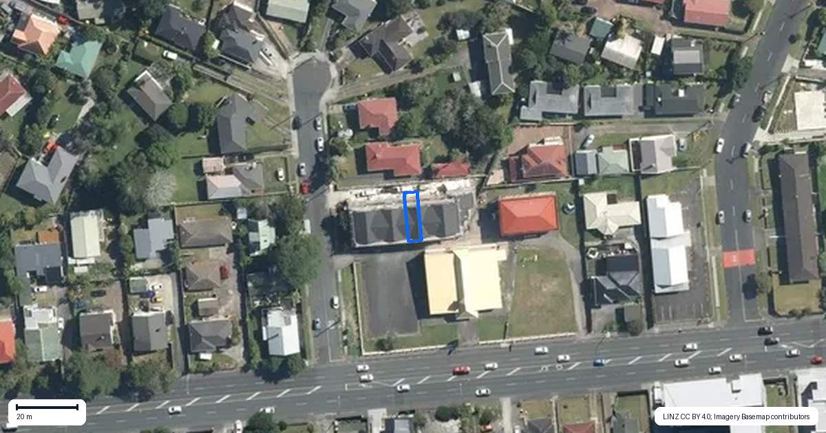 Property context map for 5/1 Waters Place, New Lynn, Auckland