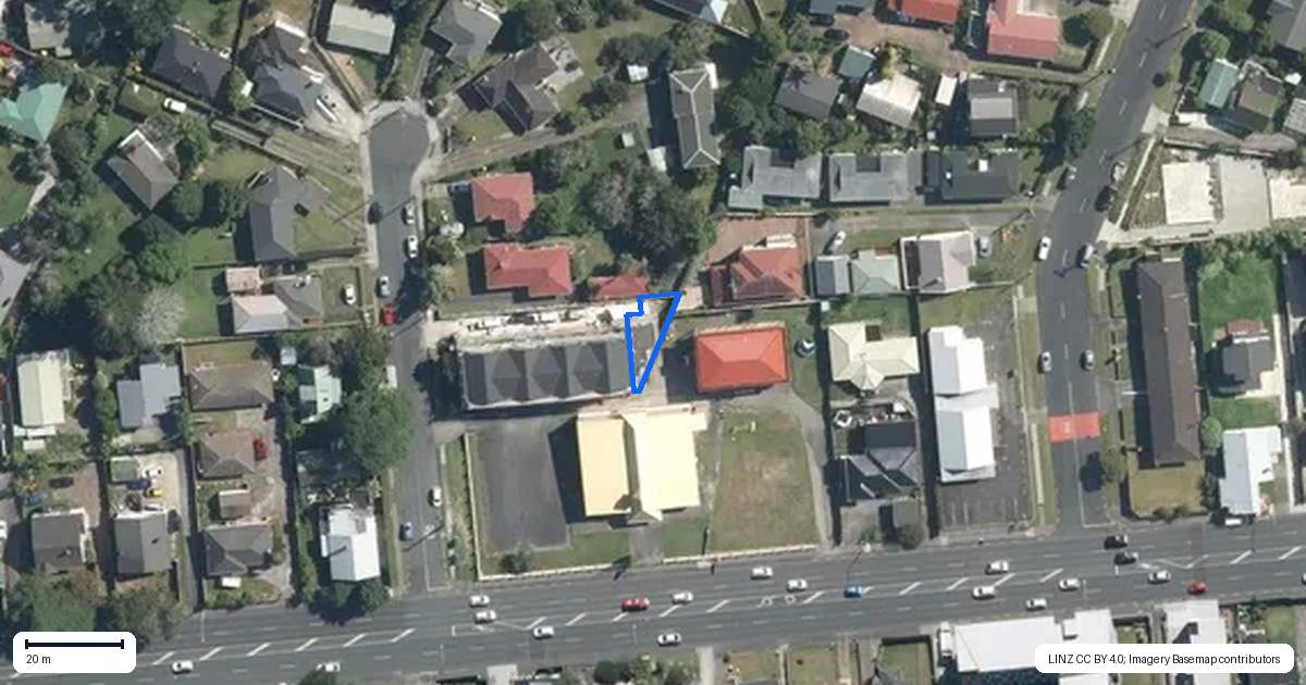Property context map for 9/1 Waters Place, New Lynn, Auckland