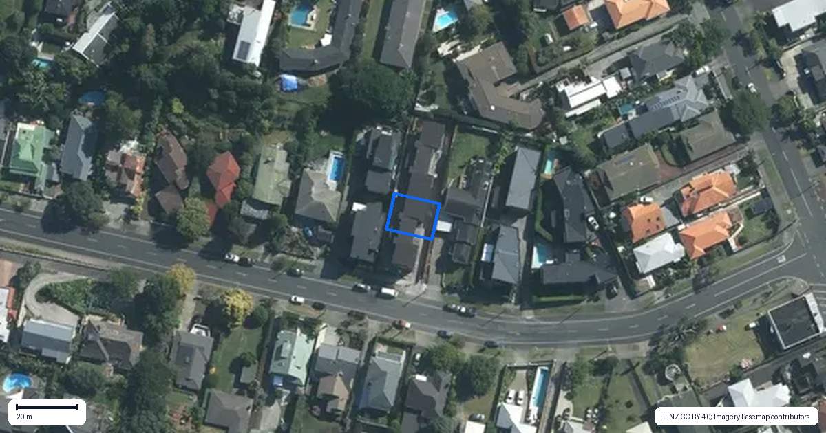 Property context map for 92B Melanesia Road, Saint Heliers, Auckland