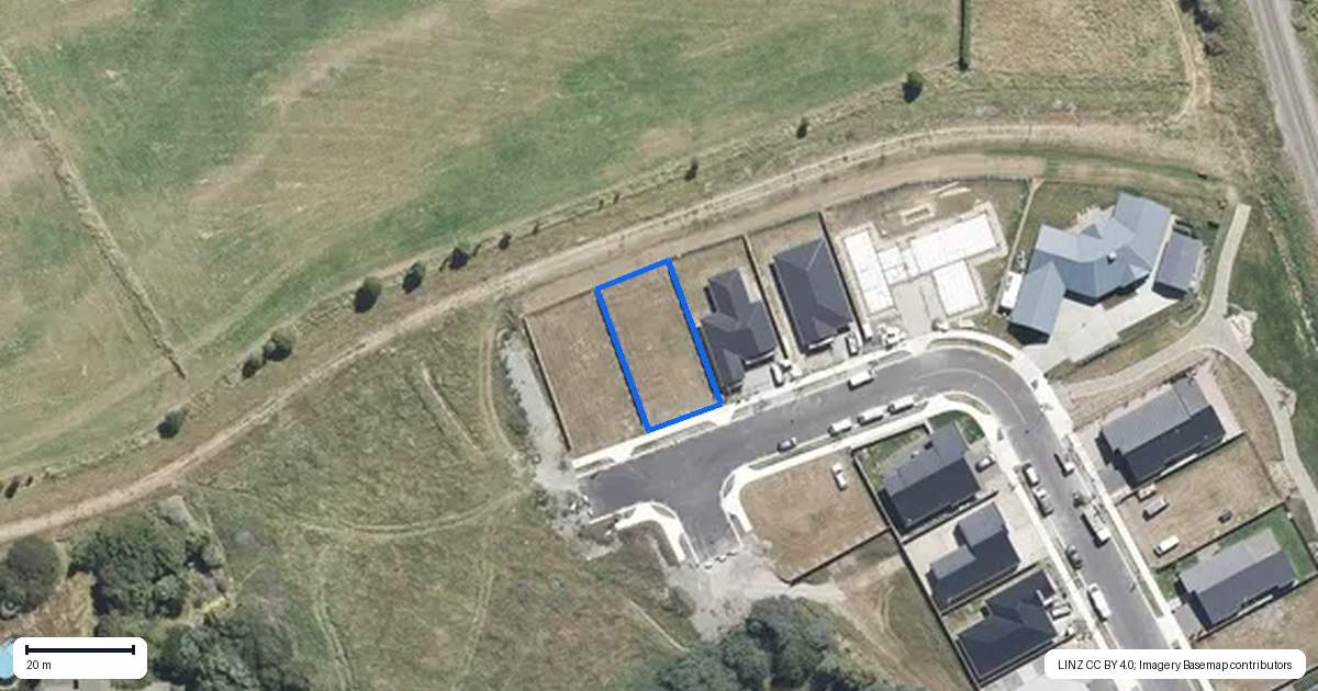 Property context map for 54 Bastings Street, Kaiapoi