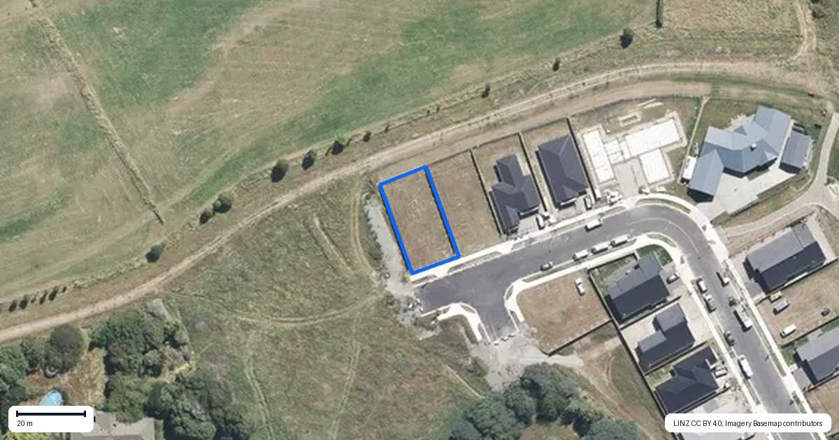 Property context map for 56 Bastings Street, Kaiapoi