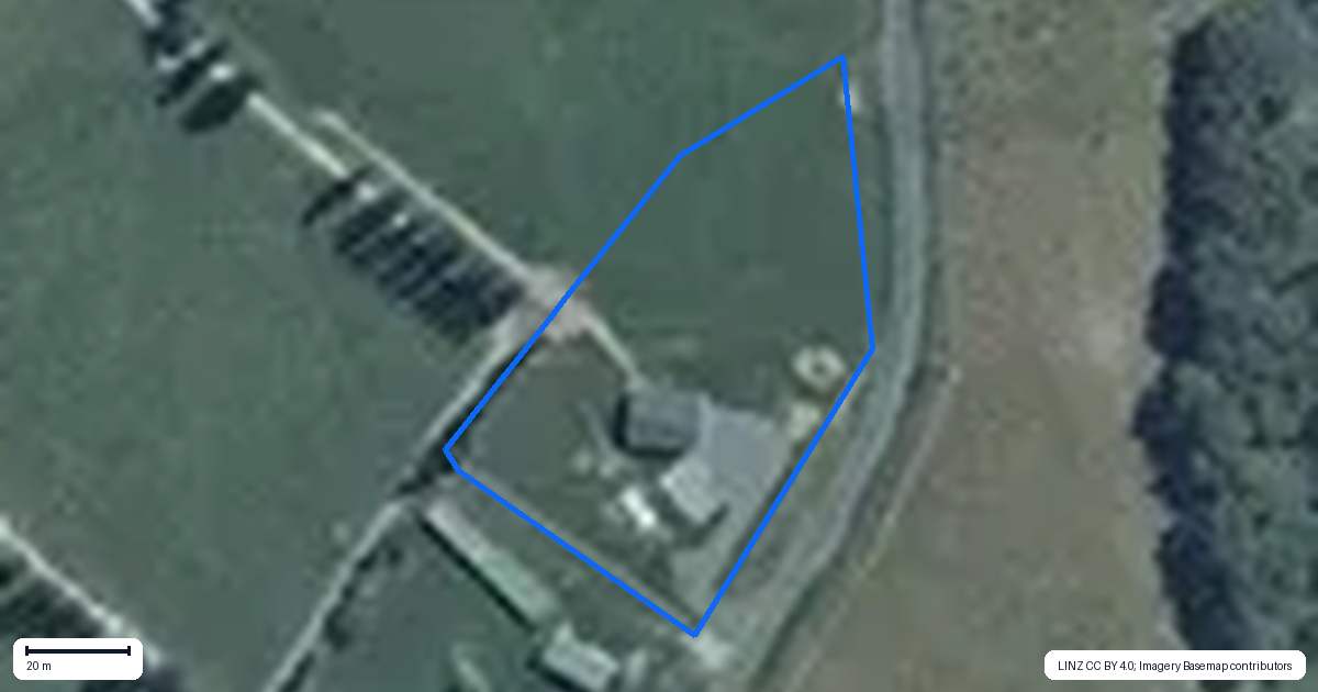 Property context map for 66 Mangamaire Road, Pahiatua