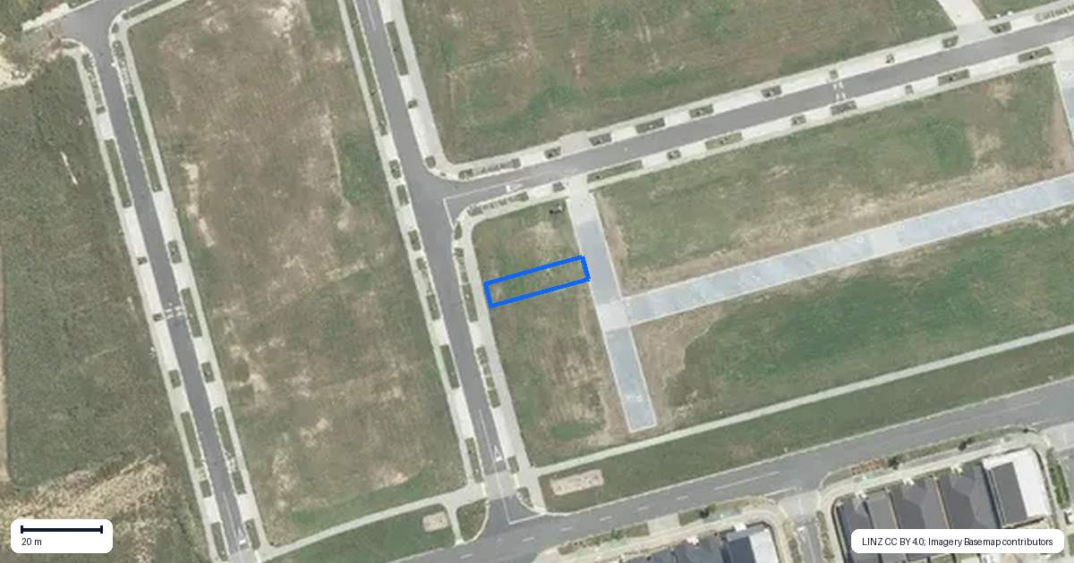 Property context map for 16 Mene Way, Karaka, Papakura