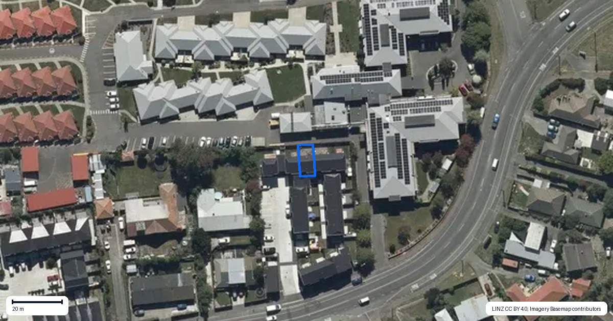 Property context map for 14/43 New Brighton Road, Shirley, Christchurch