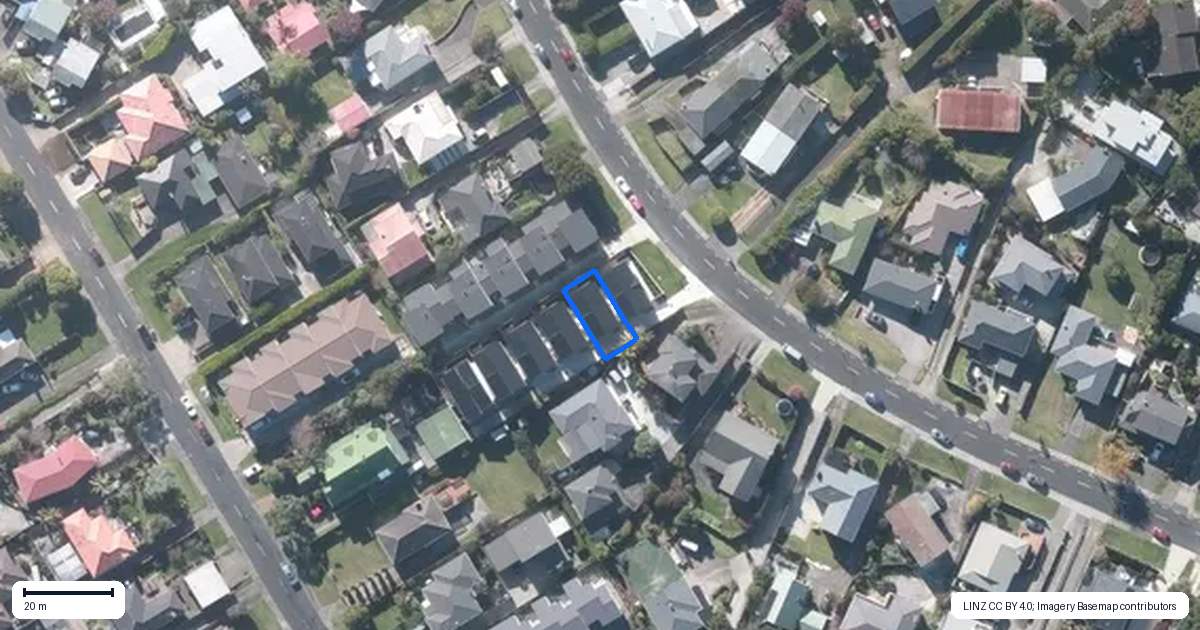 Property context map for 43B Nelson Street, Howick, Auckland