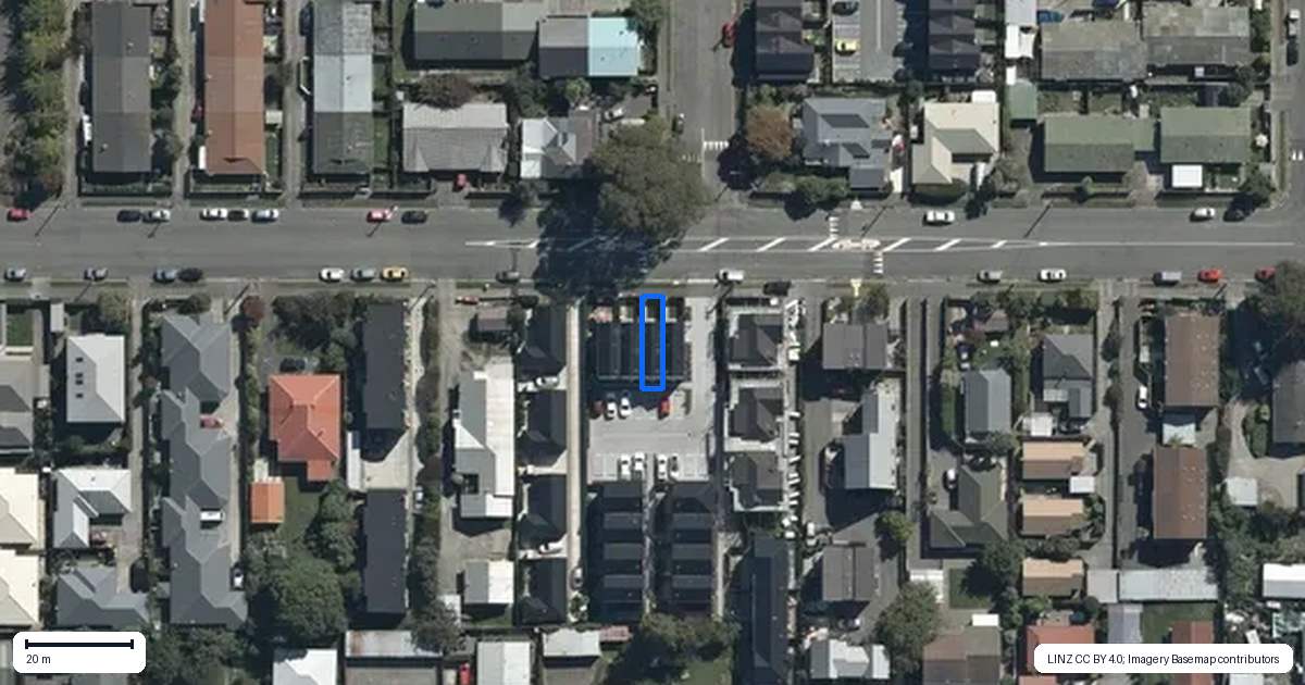 Property context map for 3/504 Armagh Street, Linwood, Christchurch