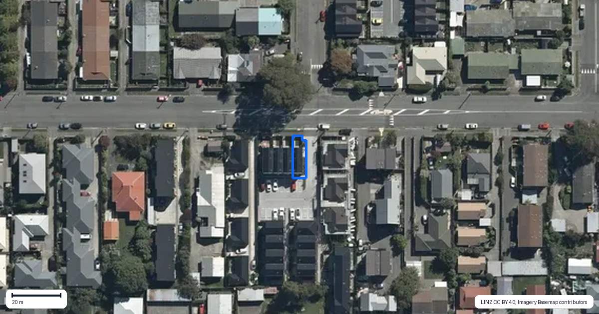 Property context map for 4/504 Armagh Street, Linwood, Christchurch