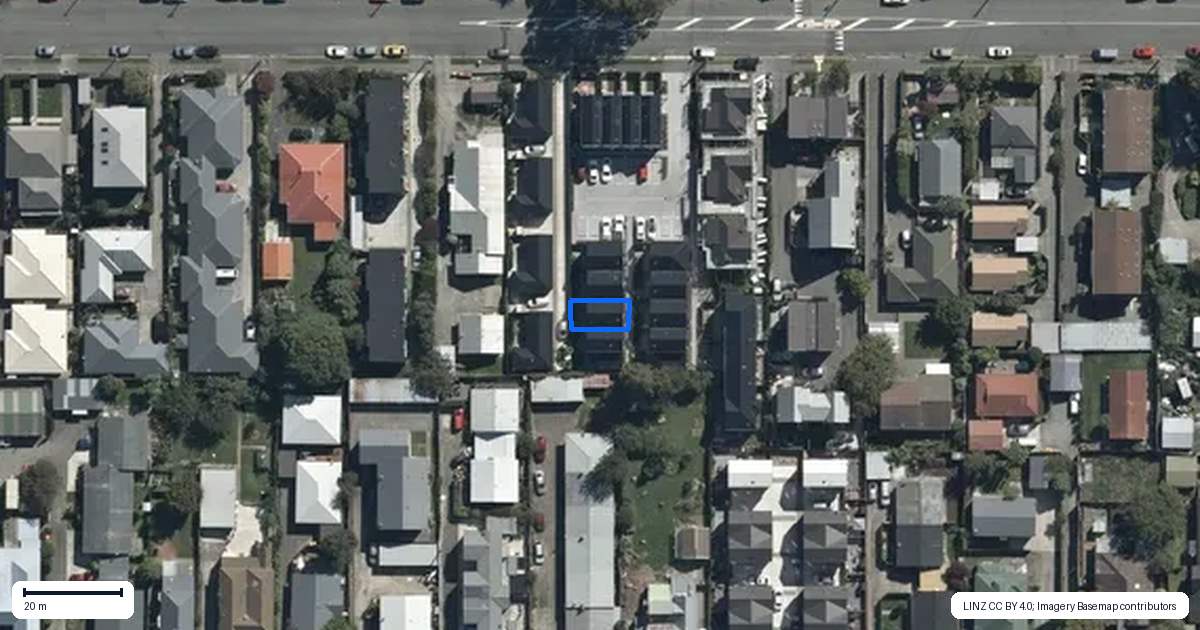 Property context map for 7/504 Armagh Street, Linwood, Christchurch
