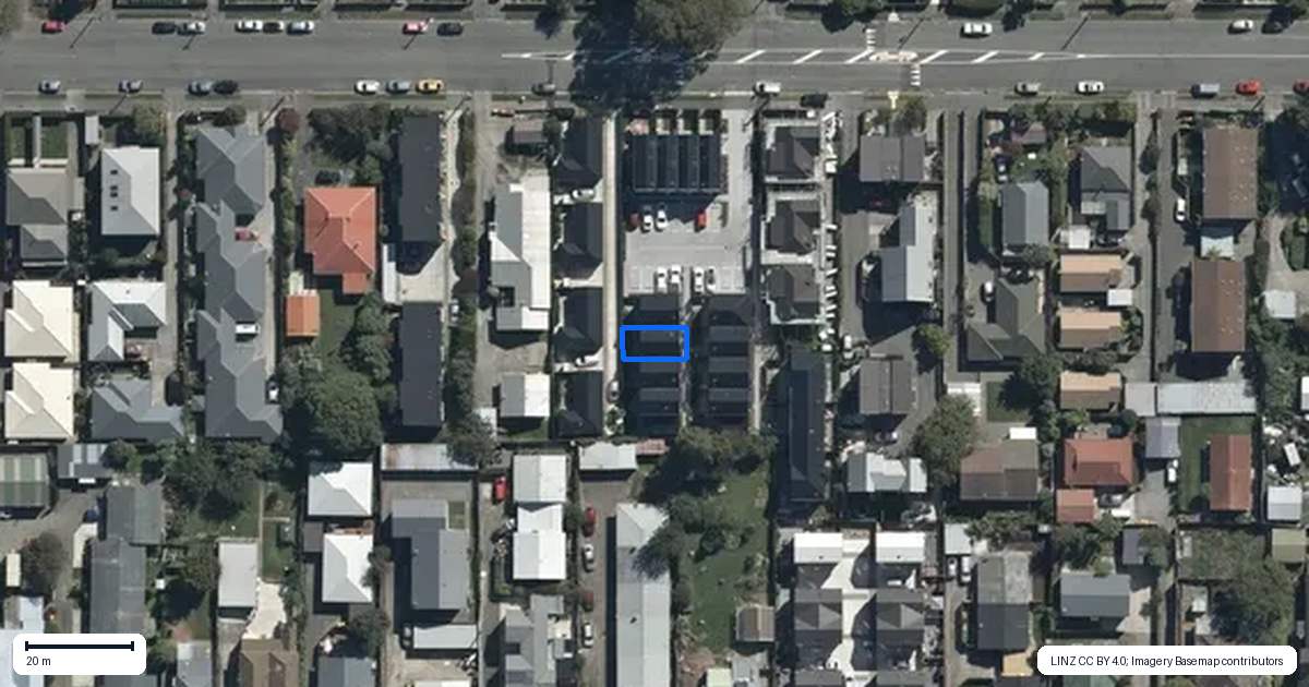 Property context map for 6/504 Armagh Street, Linwood, Christchurch