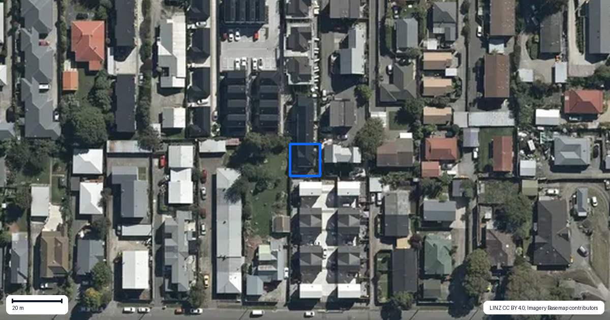 Property context map for 7/506 Armagh Street, Linwood, Christchurch