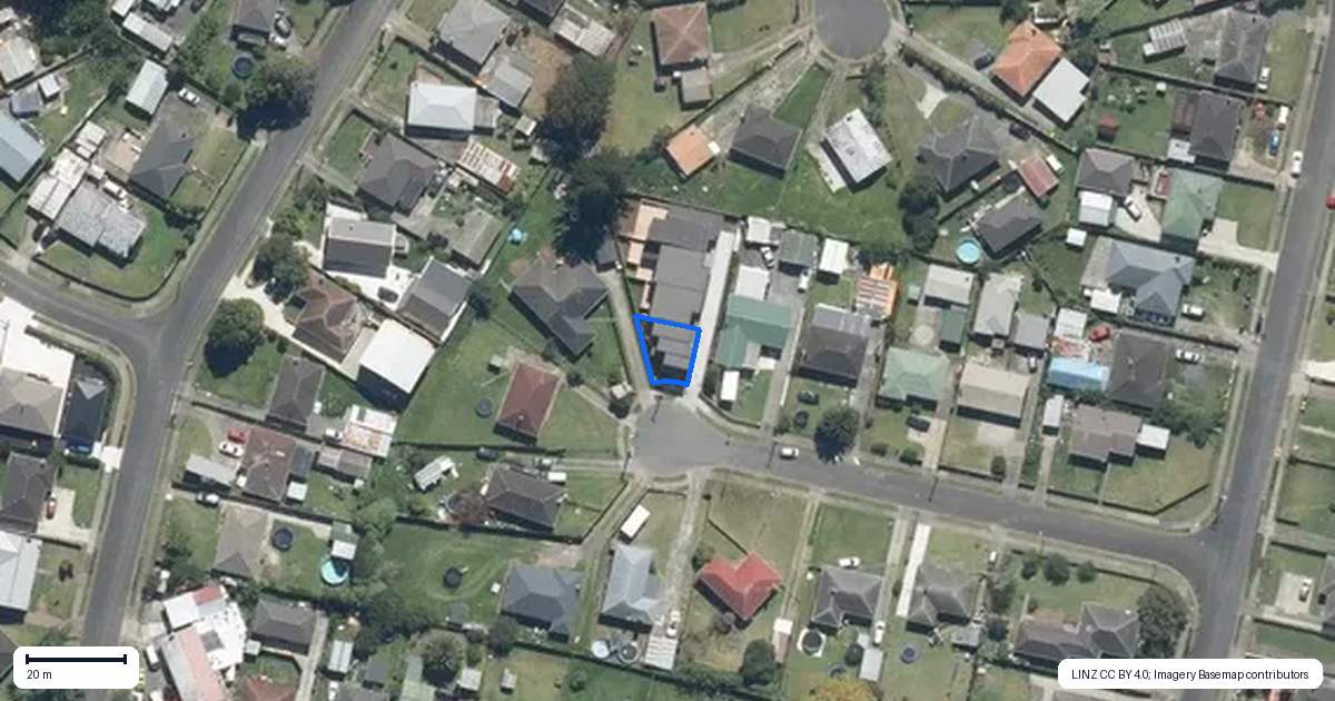 Property context map for 11A Angus Street, Otara, Auckland