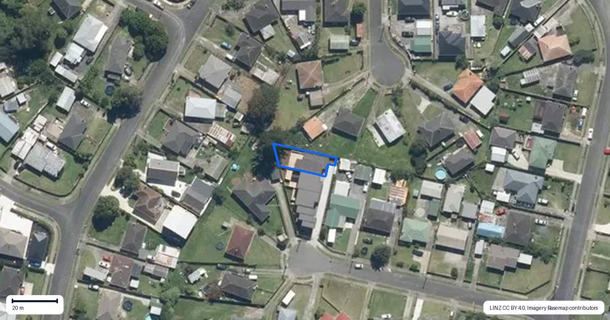 Property context map for 11D Angus Street, Otara, Auckland